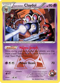 Claydol von Team Magma