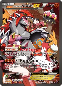 Groudon EX del equipo Magma