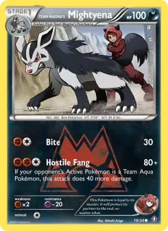 Team Magmas Mightyena