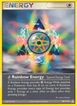 δ Energía del arco iris