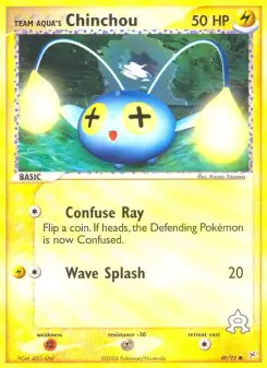 Chinchou del equipo Aqua
