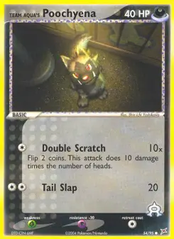 Poochyena de l'équipe Aqua