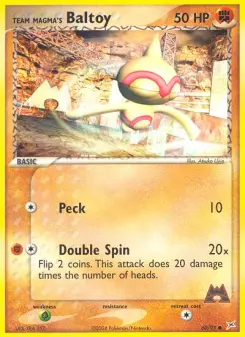 Baltoy del equipo Magma