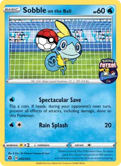 Sobble sur le ballon