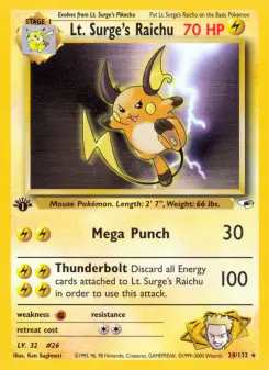 Raichu du lieutenant Surge