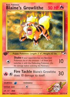 Growlithe de Blaine