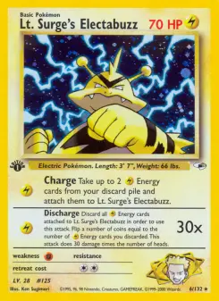 Electrabuzz du lieutenant Surge
