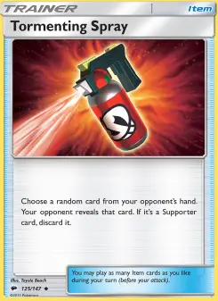 Quälendes Spray