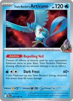 Articuno del Team Rocket