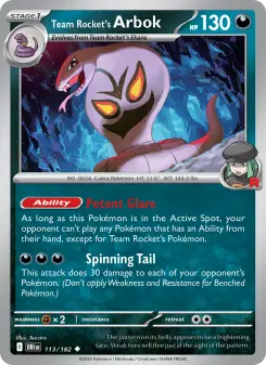 Arbok del Team Rocket